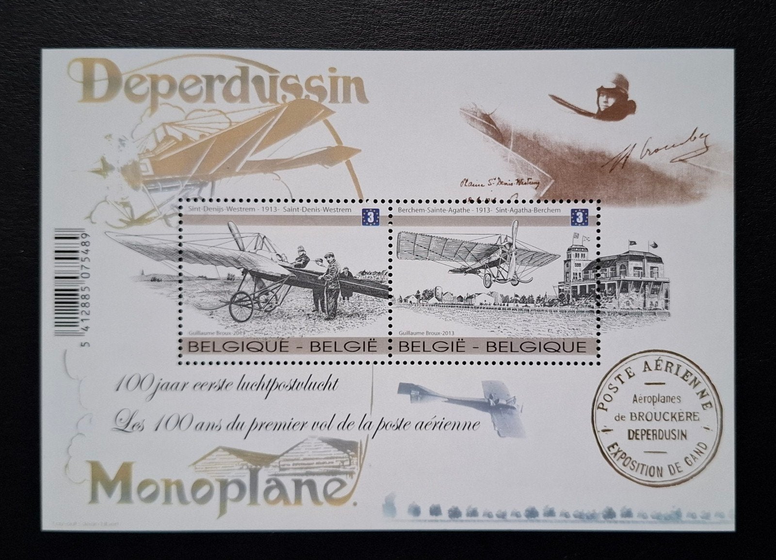 België: OBP 4333/34-B207 ** Luchtpost 2013., Postzegels en Munten, Postzegels | Europa | België, Luchtvaart, Frankeerzegel, Ophalen of Verzenden