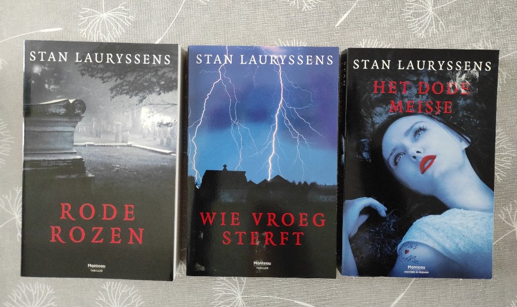 drie thrillers van Stan Lauryssens, Ophalen of Verzenden, Gelezen