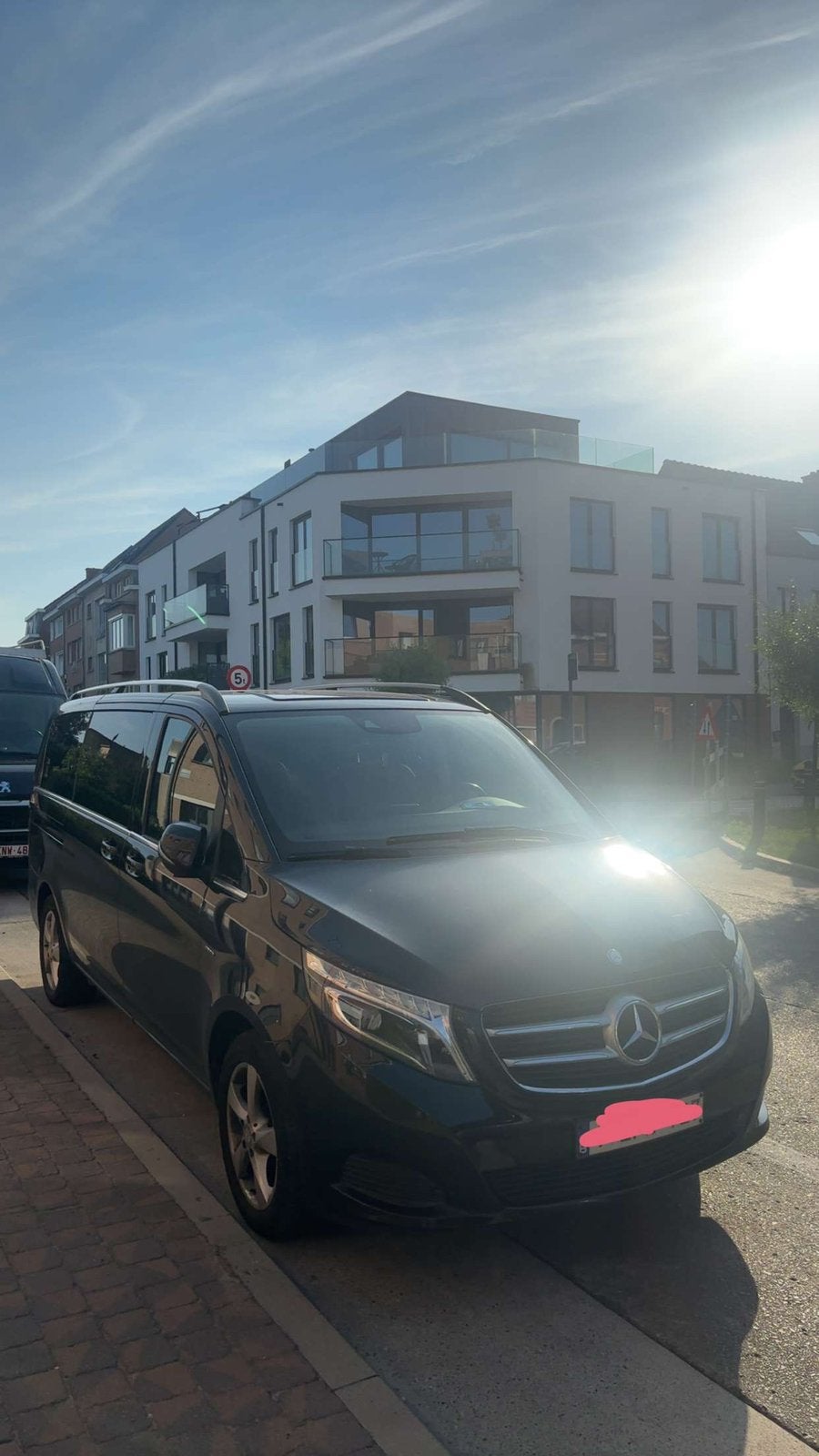 Mercedes Classe V 220, Auto's, Mercedes-Benz, Automaat, Overige bekleding, Zwart, Diesel