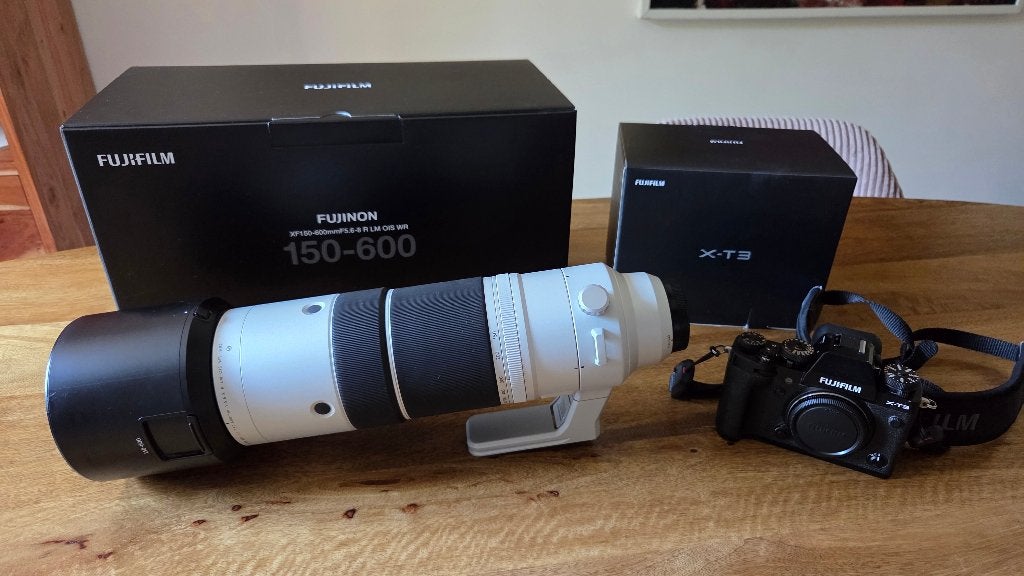 Fujifilm X-T3 + Fujifilm XF 150-600 mm f/5,6-8,0 R LM OIS WR, TV, Hi-fi & Vidéo, Enlèvement, Comme neuf, Fujifilm, Accessoires