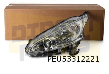 Peugeot 208 (4/12-4/15) koplamp Links (halogeen H7 / H1) (Al, Neuf, -, -, -