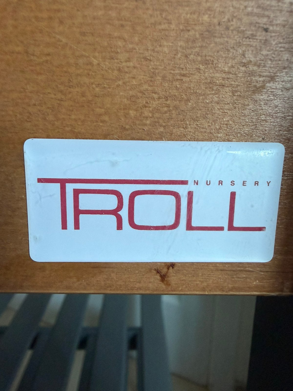Table à langer Troll Nursery avec matelas – bon état, Enfants & Bébés, 90 à 105 cm, Enlèvement ou Envoi, Utilisé, 50 à 70 cm