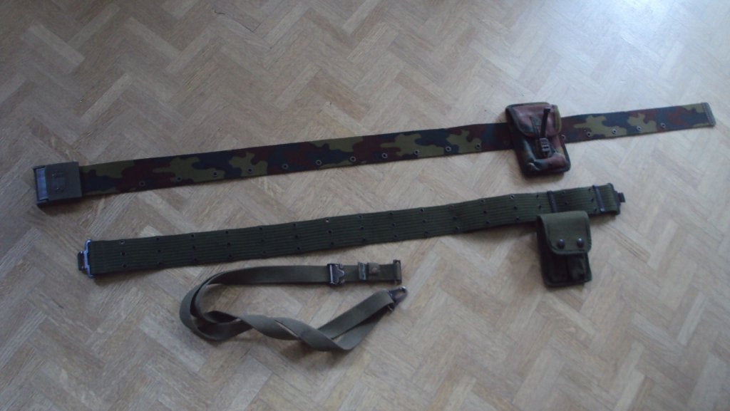 lot de ceintures ABL et de sacs de chargement, Collections, Objets militaires | Général, Enlèvement ou Envoi