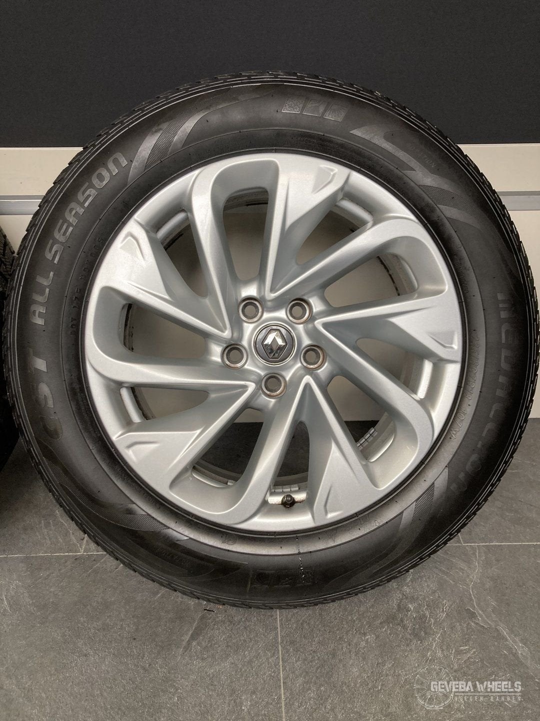 18” originele Renault Espace 5 V velgen + allseason banden, Auto-onderdelen, Banden en Velgen, 18 inch, Gebruikt, -, -