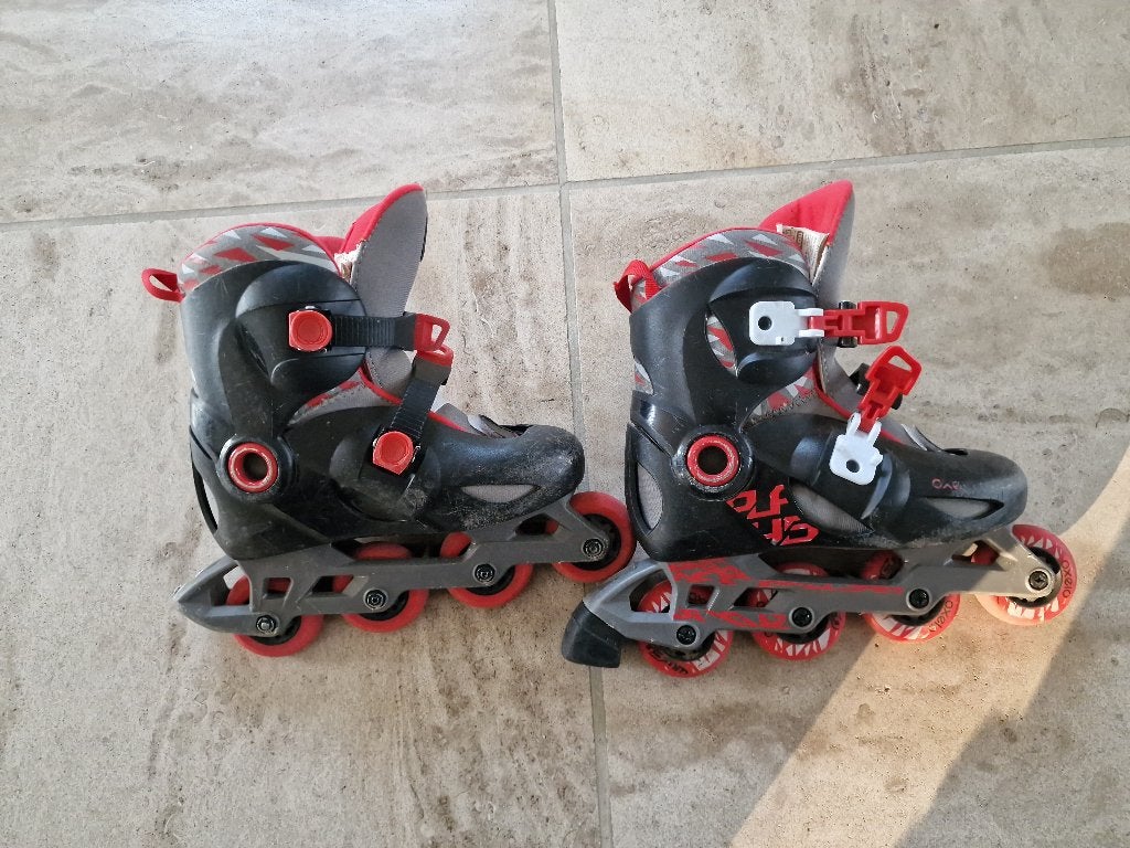 Inline skates skeelers Oxelo maat 32 33 34 verstelbaar, Overige merken, Kinderen, Ophalen of Verzenden, Inline skates 4 wielen