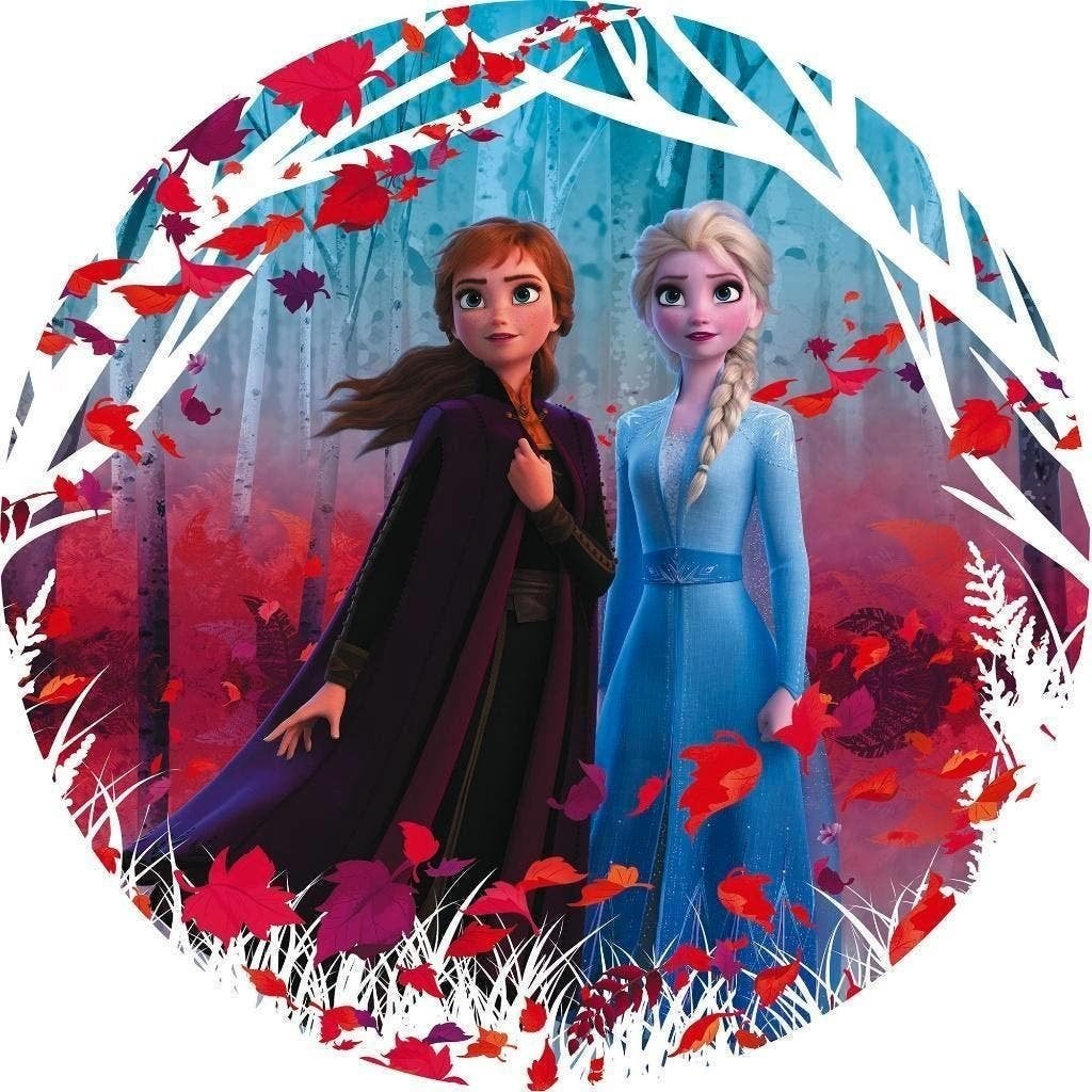 Disney Frozen Muursticker - 125 cm Rond - Gratis Verzending, Neuf, Décoration murale, Envoi, Disney