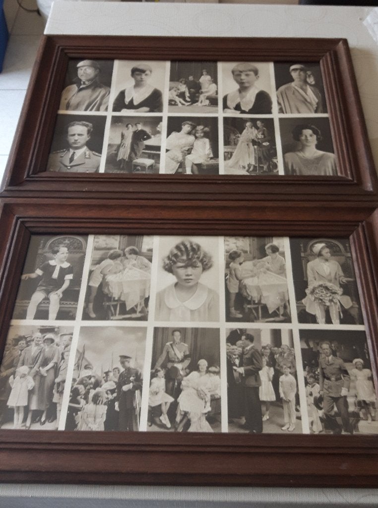 RYL #3 - 2 KADERS ALBERT I & LEOPOLD III, Ophalen of Verzenden, Gebruikt, Kaart, Foto of Prent