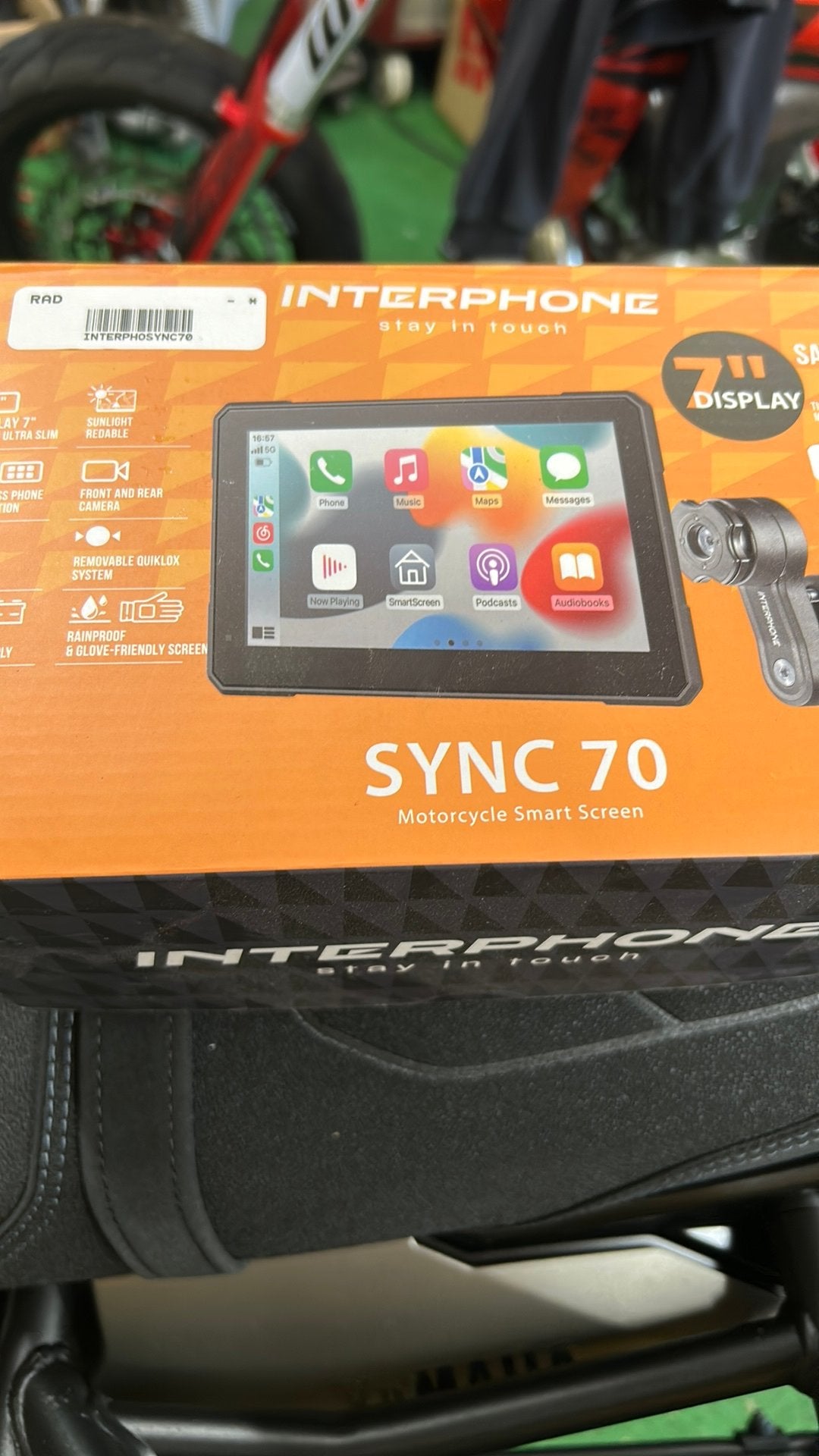 Sync 70 interphone, Motos, Accessoires | Systèmes de navigation, Comme neuf, Enlèvement
