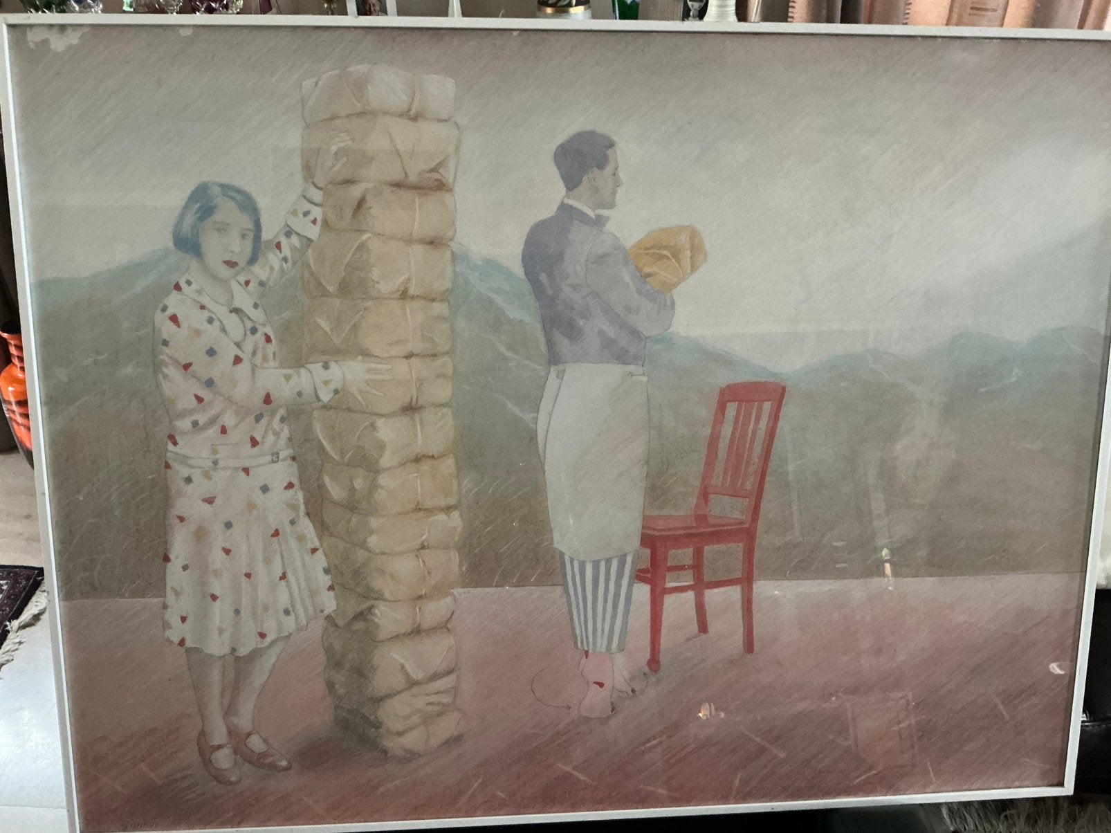 Rob(ert Alexander) Doolaard °Delft 1949/100cmx75cm, Antiek en Kunst, Ophalen