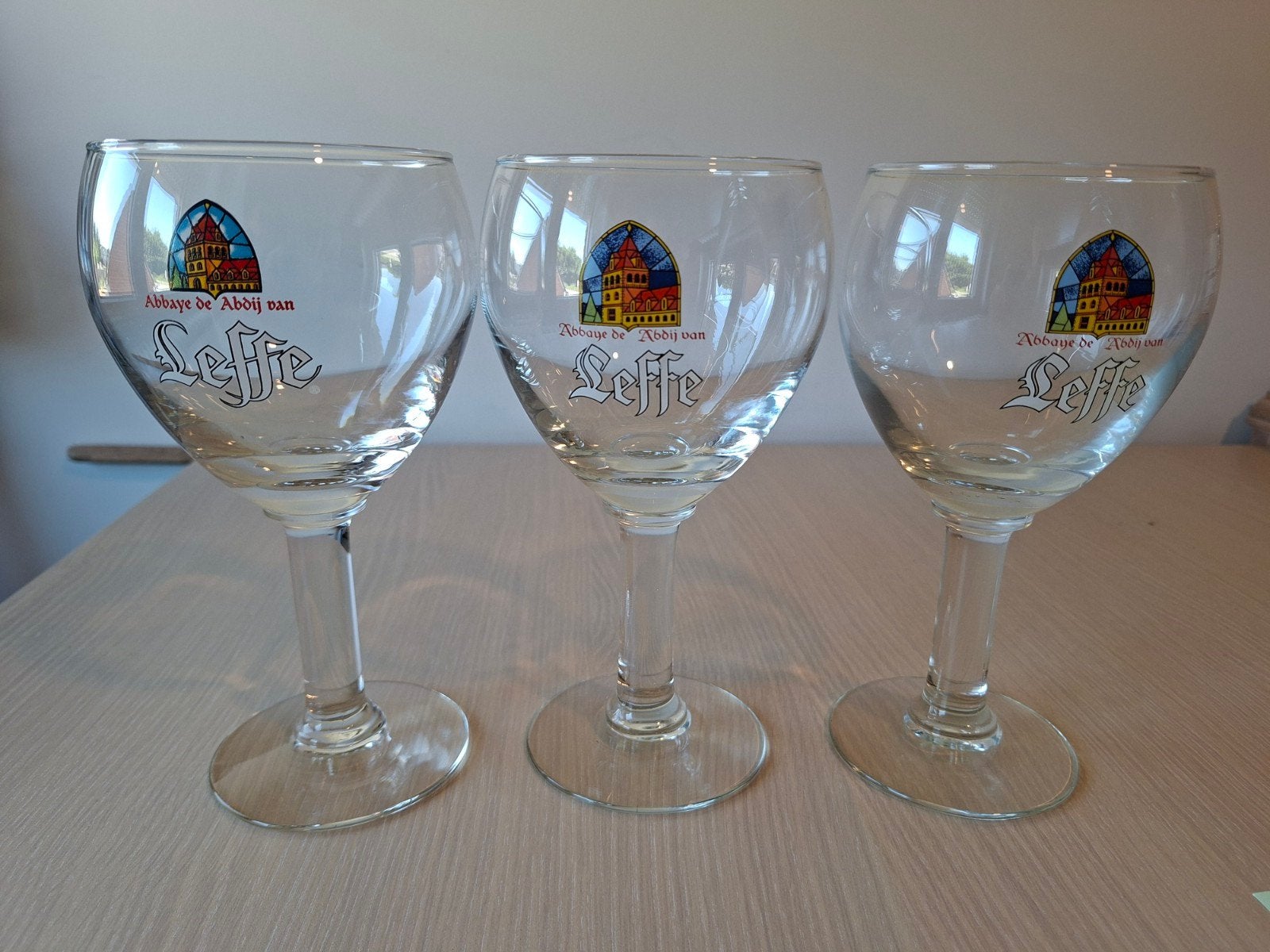 3 verres à bière Leffe, Collections, Marques de bière, Enlèvement, Leffe