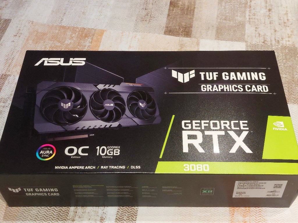 ASUS TUF Gaming GeForce RTX 3080 OC, Ophalen of Verzenden, Gebruikt