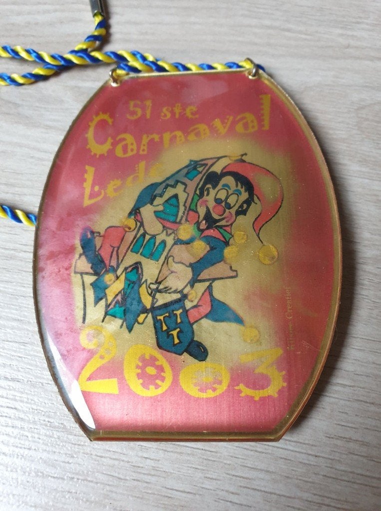Carnaval medaille Lede 2003, Enlèvement ou Envoi