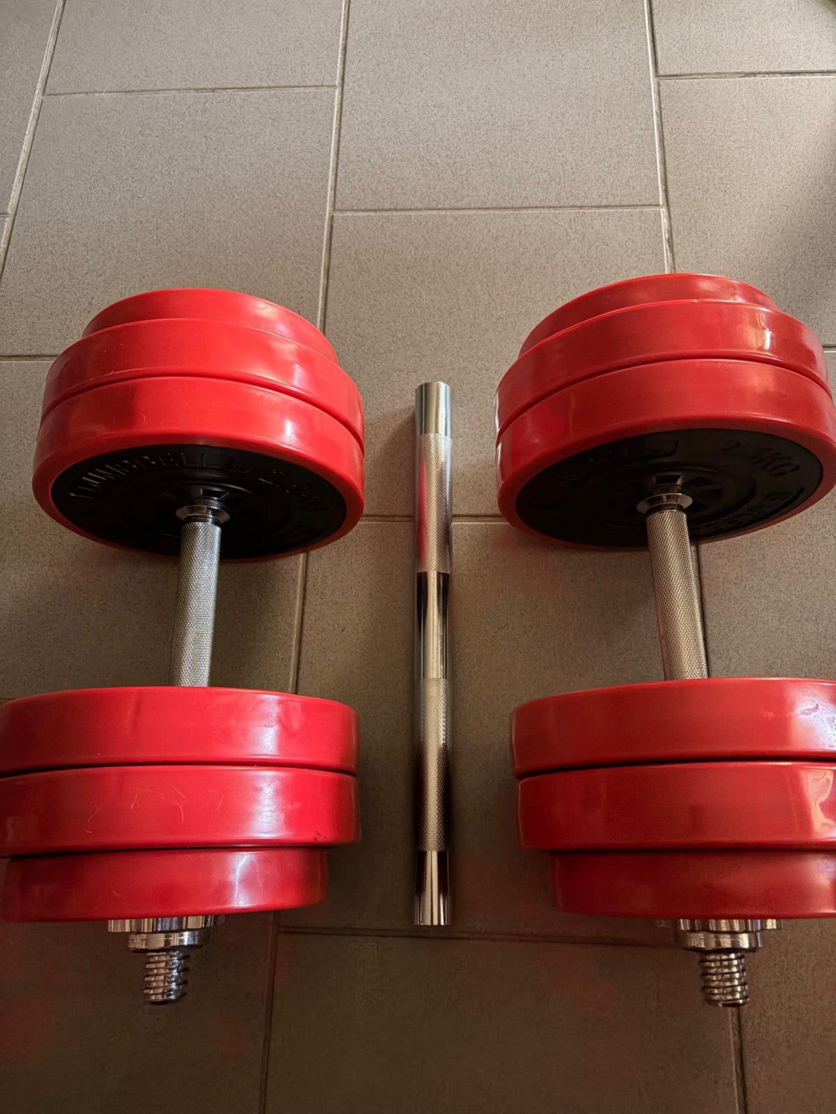 Verstelbare dumbbells, Sport en Fitness, Ophalen, Gebruikt, Dumbbell