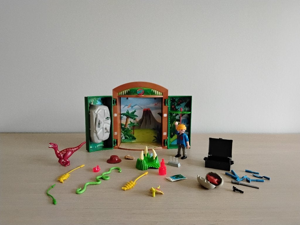 Playmobil dino’s, Enlèvement, Utilisé, Kit complet, Figurines