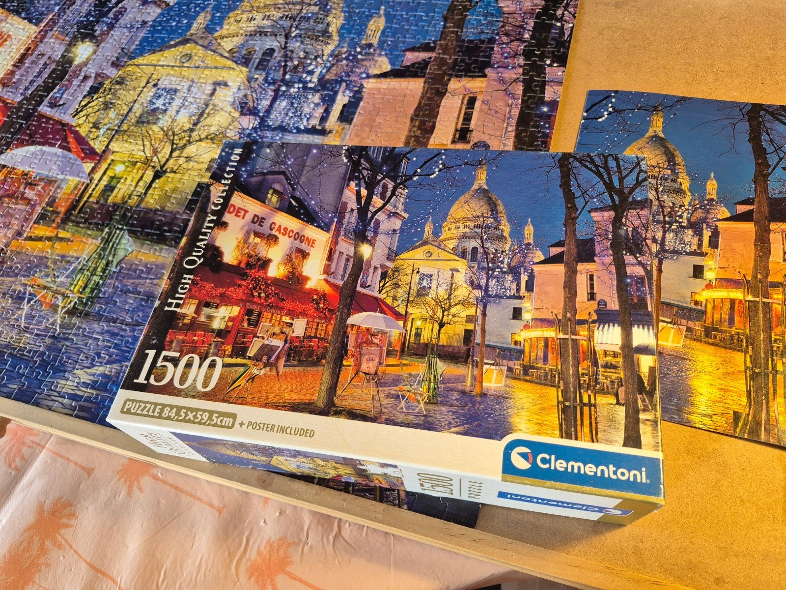 Clementoni High Quality Collection – Paris Montmartre – 1500, Ophalen of Verzenden, 500 t/m 1500 stukjes, Zo goed als nieuw, Legpuzzel