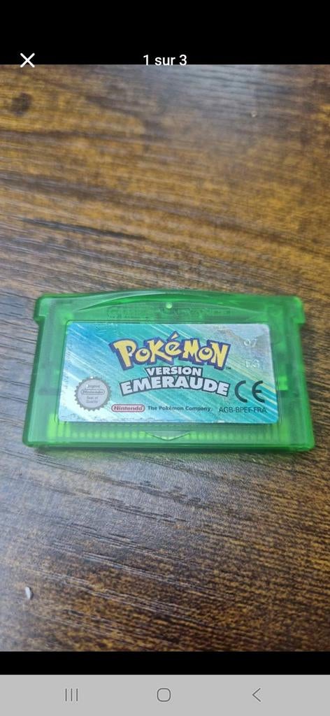 Pokemon version emeraude, Consoles de jeu & Jeux vidéo, Jeux | Nintendo Game Boy, Enlèvement