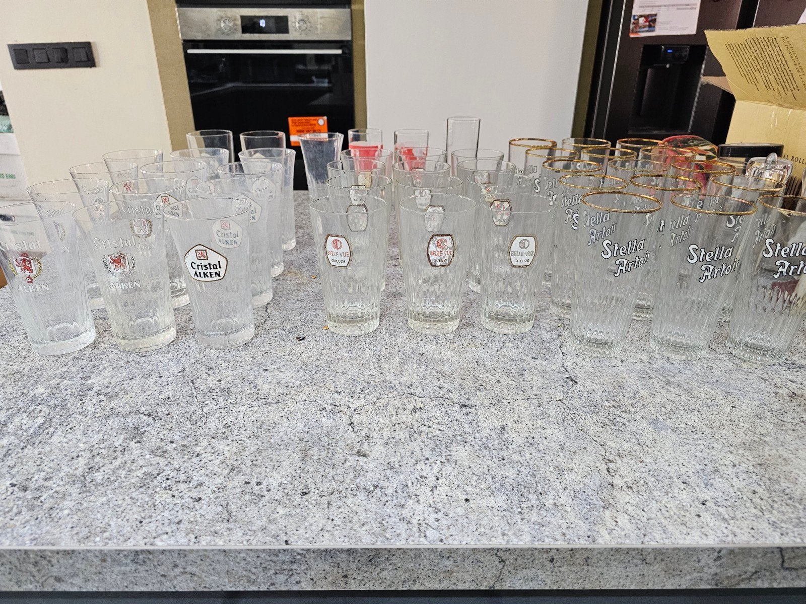 Oude bierglazen, Verzamelen, Ophalen