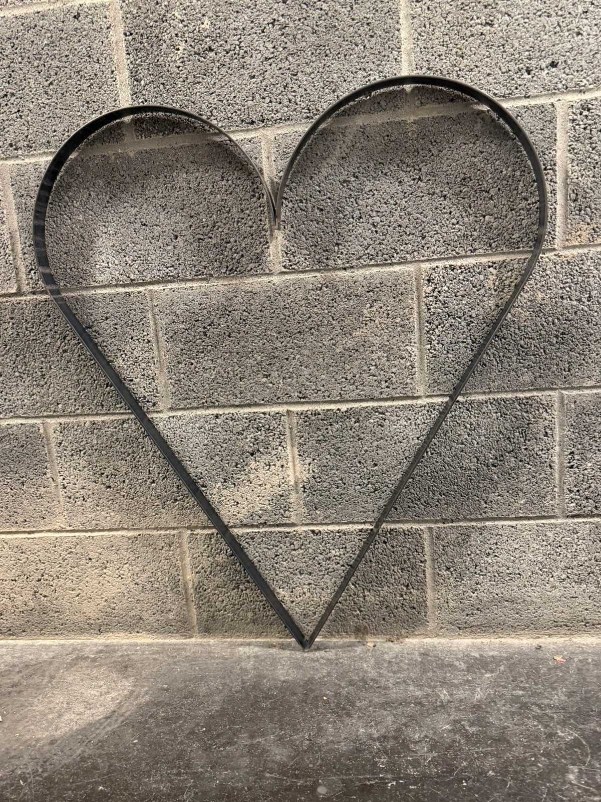 Coeur acier décoration, Maison & Meubles, Enlèvement, Neuf, Autres types