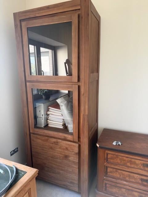 Teak houten kast, Ophalen, Gebruikt, 200 cm of meer, Teakhout