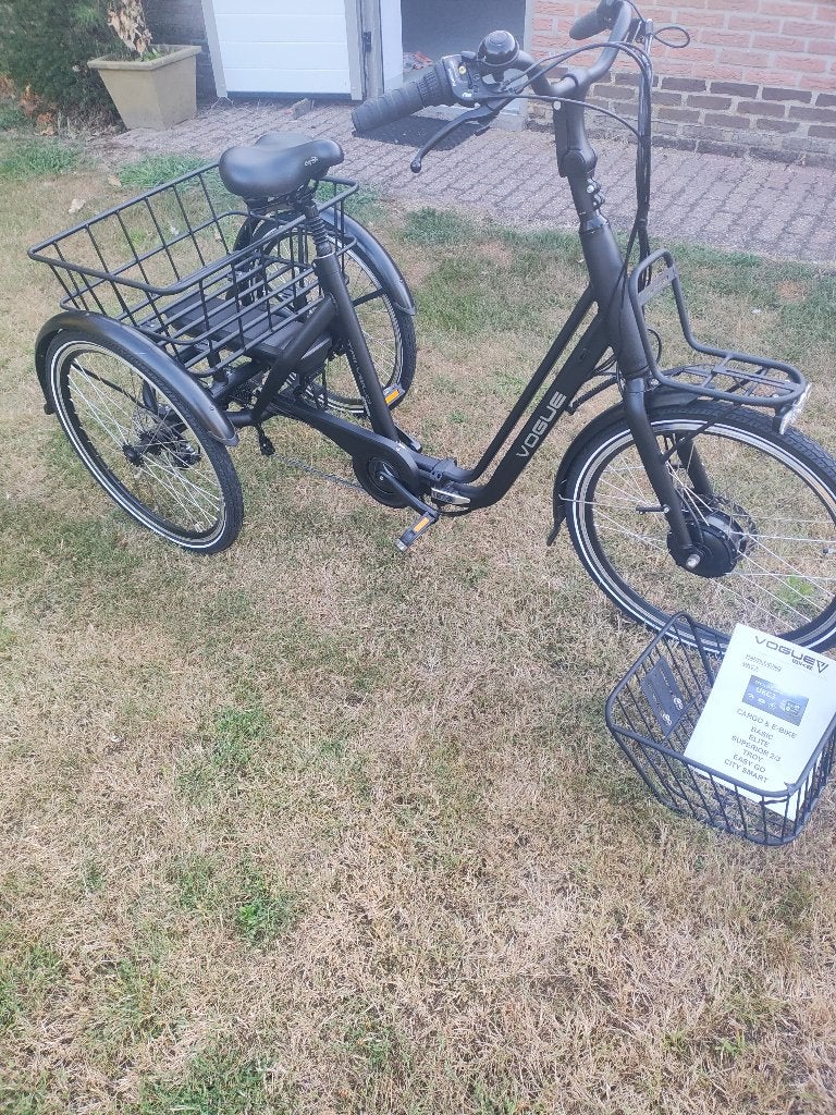 Elektrische driewielfiets merk Vogue, Fietsen en Brommers, Ophalen, Zo goed als nieuw, Schijfrem, Vogue