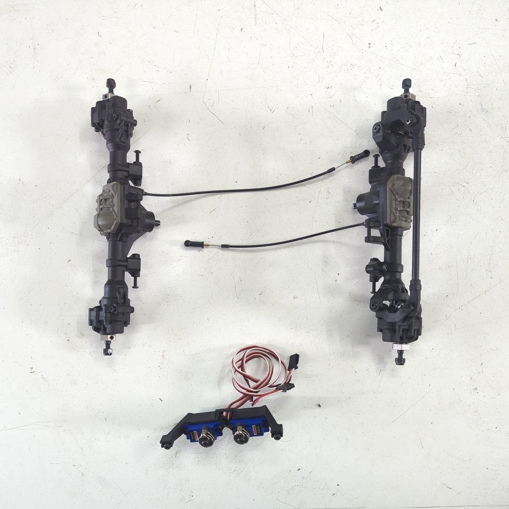Set Traxxas TRX-4 assen met locking diff's, servo's, kabels, Hobby en Vrije tijd, Ophalen of Verzenden, Gebruikt, Schaal 1:10