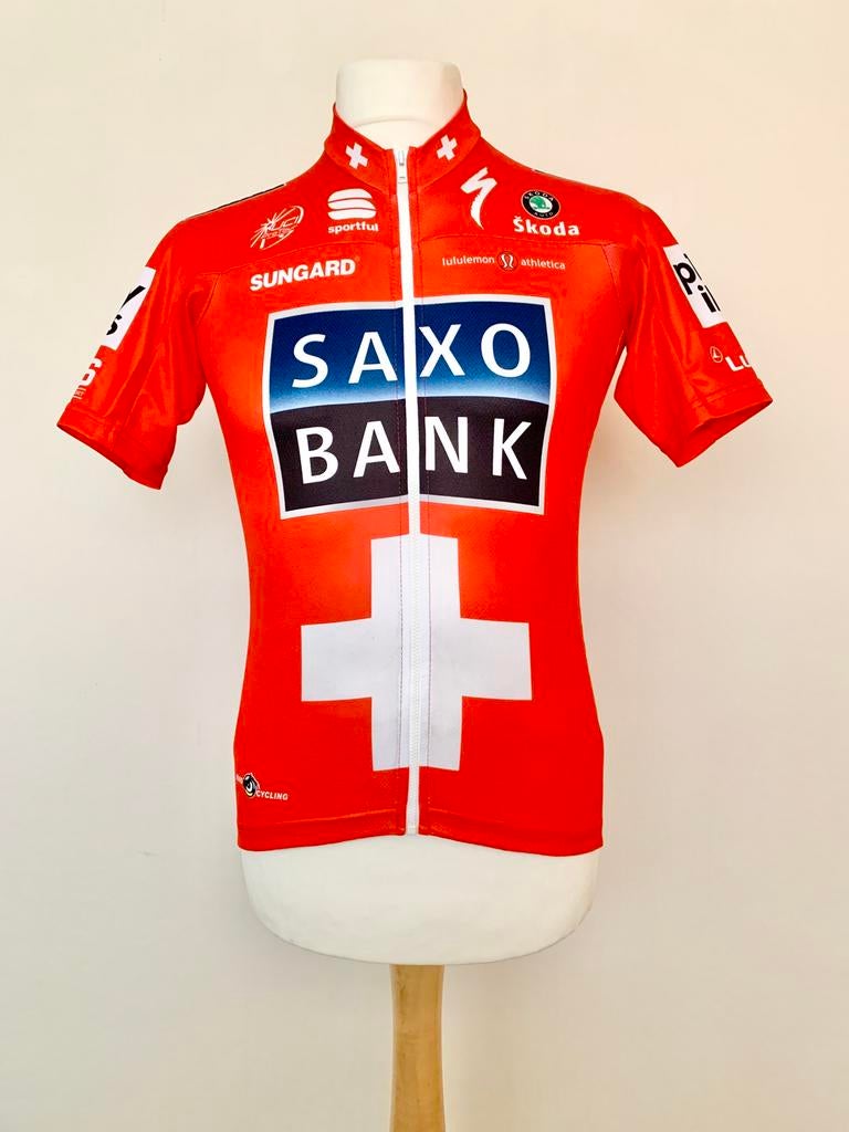 2009 Switzerland Champion Fabian Cancellara Saxo Bank 2010, Ophalen of Verzenden, Gebruikt, Kleding