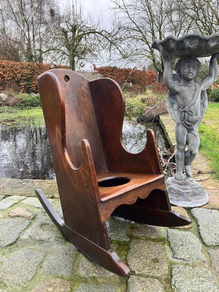 Lambing chair / potty for kids. antieke lammerstoel, Enlèvement