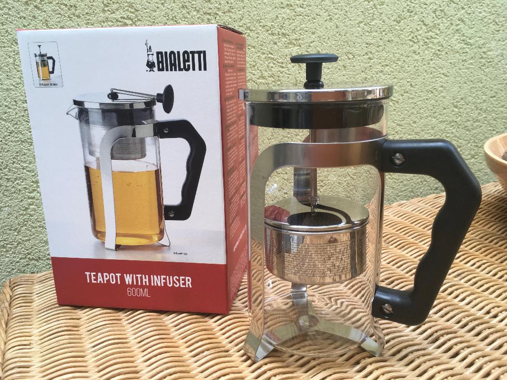 Théière en verre Bialetti 600 ml neuve, Ophalen, Overige typen, Nieuw, Glas