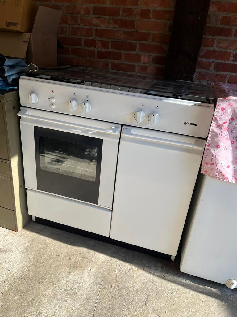 Gasfornuis, Huis en Inrichting, Ophalen, Zo goed als nieuw, Wit