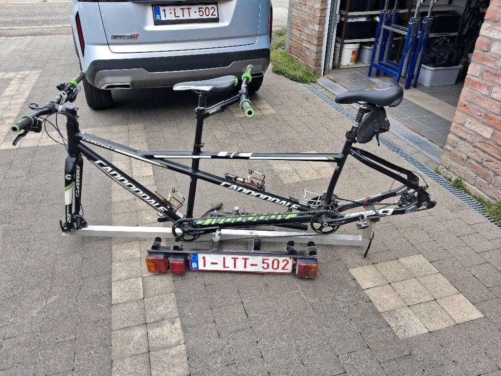 fiets- of tandemdrager, Ophalen, Gebruikt