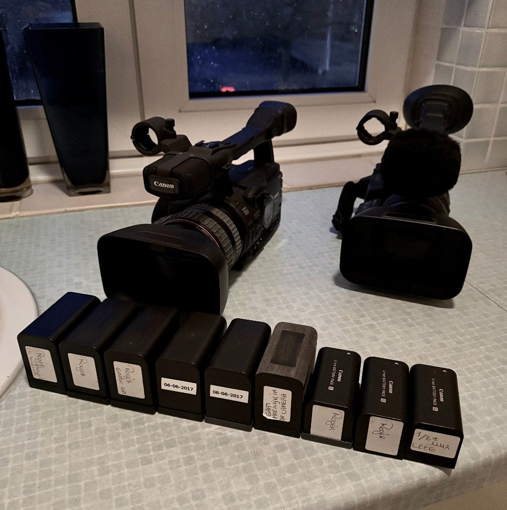 2 X Canon videocamera's, Audio, Tv en Foto, Videocamera's Digitaal, Full HD, Gebruikt, Canon, Ophalen of Verzenden