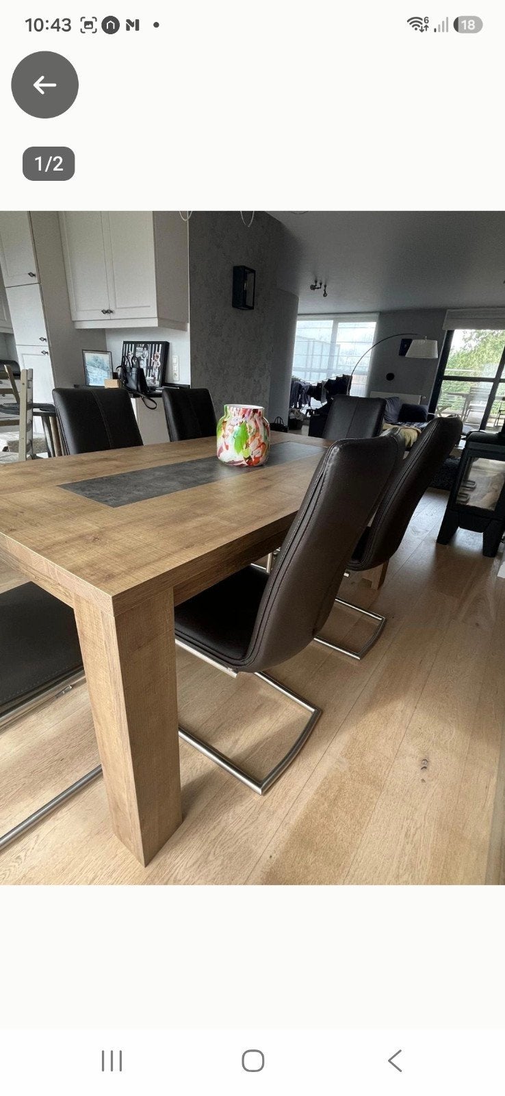 landelijke eetkamertafel,  perfecte staat, Huis en Inrichting, Ophalen