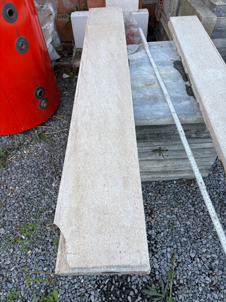 Venstertablet 2 stuks 1m52x 20x2, Doe-het-zelf en Bouw, Ophalen, Gebruikt, 150 tot 200 cm, Vensterbanken