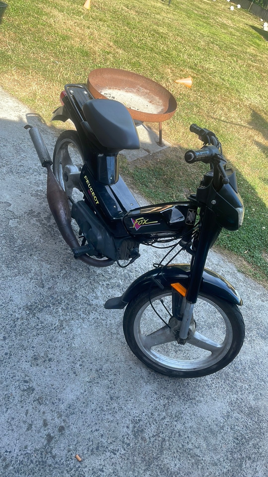 Peugeot fox a klasse met papieren, Fietsen en Brommers, Ophalen, Gebruikt, 0 versnellingen, Klasse A (25 km/u)