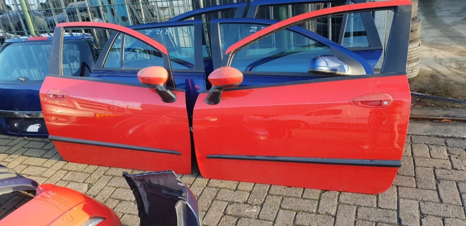 FIAT GRANDE PUNTO PORTIEREN BJ 2008, Gebruikt, -, Deur, -