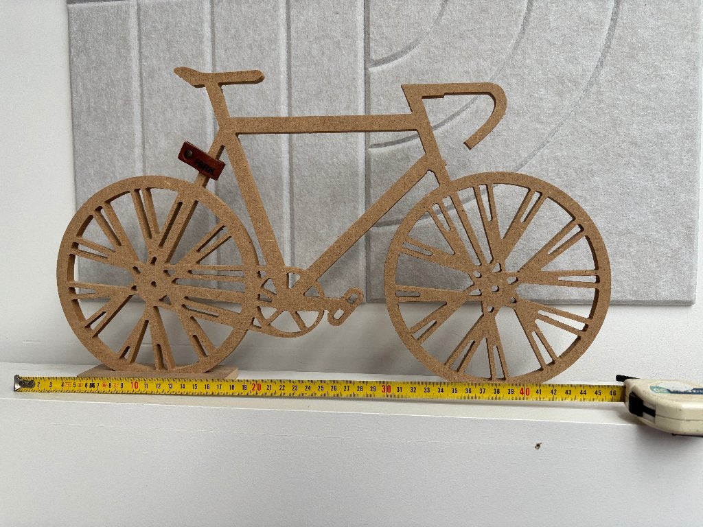 houten fiets decoratie, Ophalen of Verzenden, Nieuw, Bruin, Hout