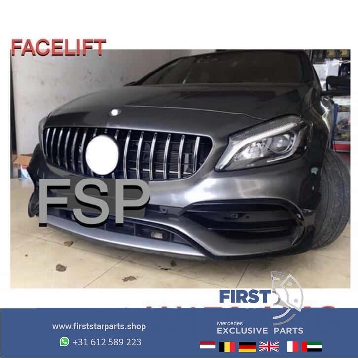 W176 Facelift AMG GT Panamerica Gril Mercedes A Klasse 2018, Gebruikt, -, Ophalen of Verzenden, -