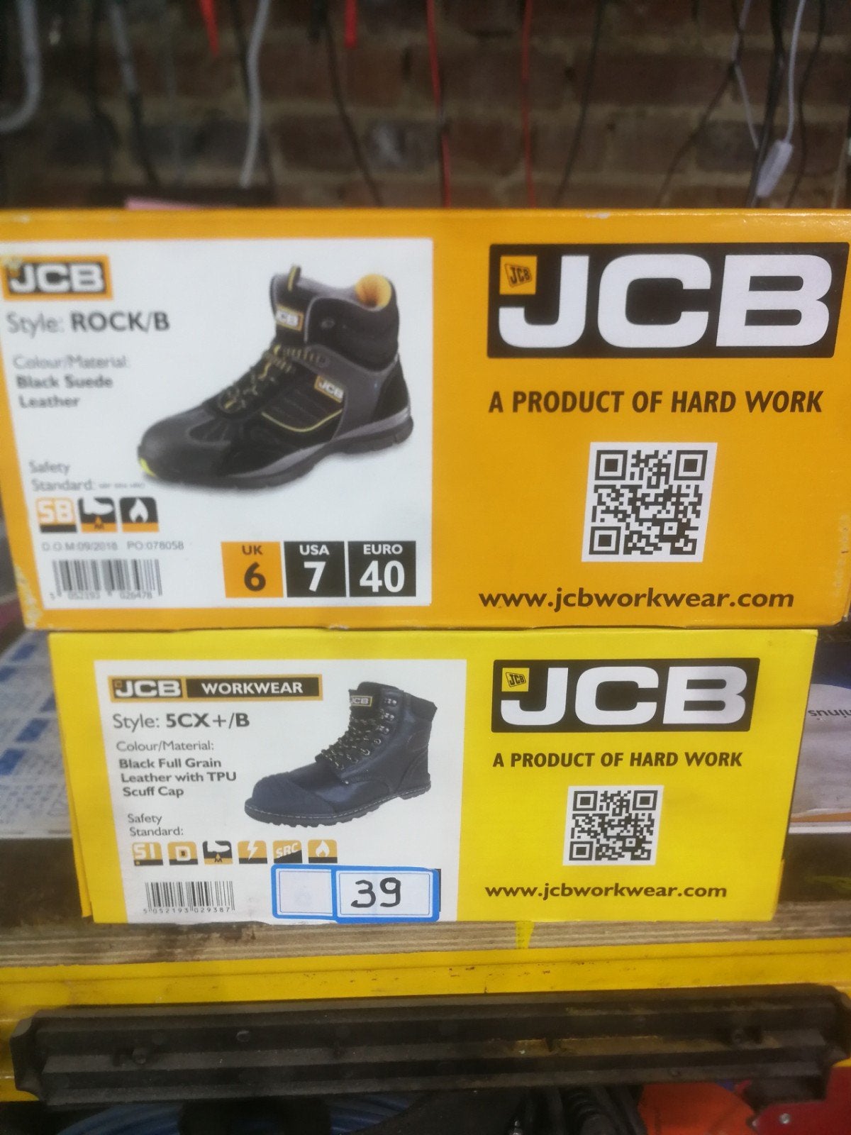 veiligheidschoenen JCB, Enlèvement, Neuf