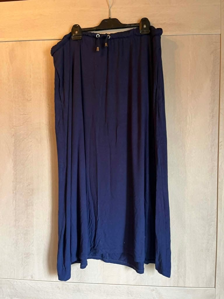 blauwe rok maat 48 eviva stretch, Kleding | Dames, Eviva, Ophalen of Verzenden, Gedragen, Rok