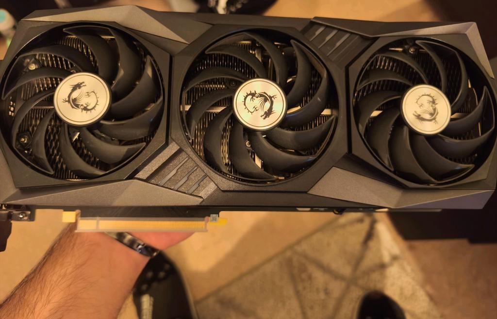 MSI RTX 3070 GAMING X TRIO 8 GO  VRAM., Informatique & Logiciels, Cartes vidéo, Enlèvement ou Envoi, GDDR6, PCI-Express 4, Comme neuf