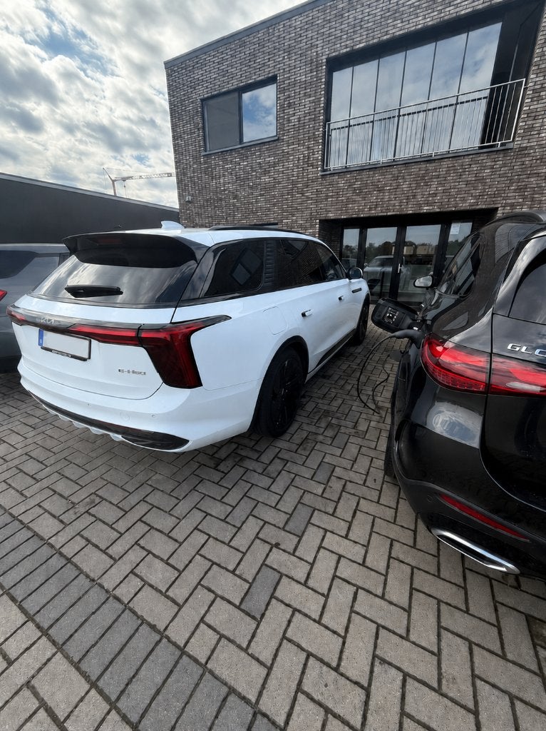 auto Hongqi E-HS9 President Long Range 120 kWh Black Pack, Auto's, Automaat, E-HS9, Verwarmde buitenspiegels, Wit