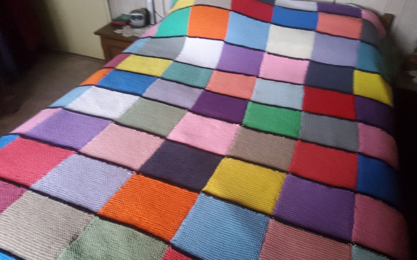 Nieuwe 2 persoonsbedsprei handgemaakt, Huis en Inrichting, Ophalen, Nieuw, Overige typen, Handgemaakt