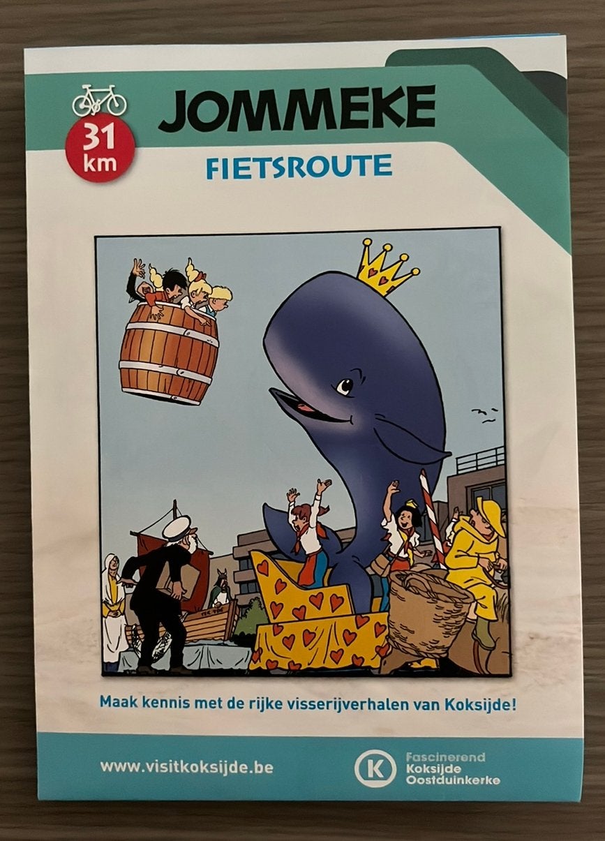 Jommeke Fietsroute in en rond Koksijde, Boeken, Ophalen, Nieuw