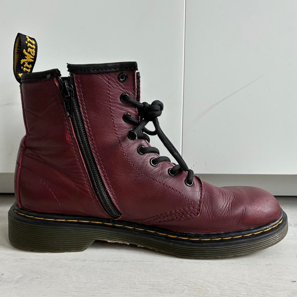 Dr. Martens original 1460 taille 36, Rouge, Enlèvement ou Envoi, Boots et Botinnes, Porté