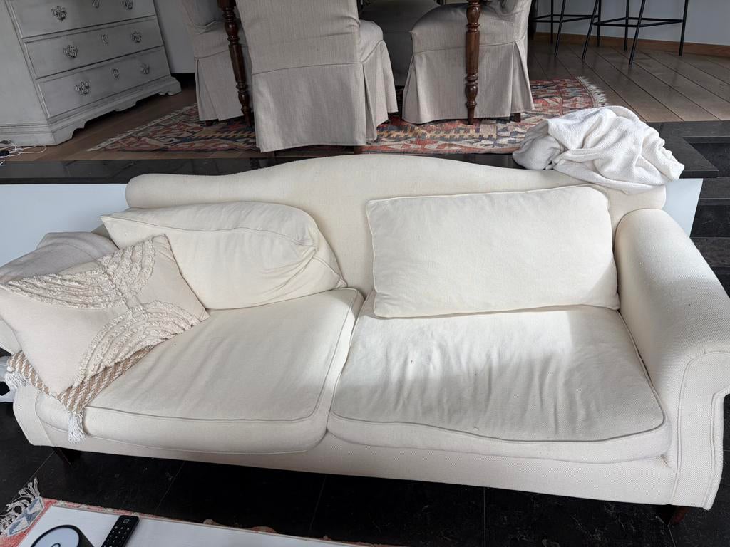 Chaise basse Flamant 220cm - housses déhoussables, Maison & Meubles, Canapés | Salons, Utilisé, Banc droit, Quatre personnes ou plus