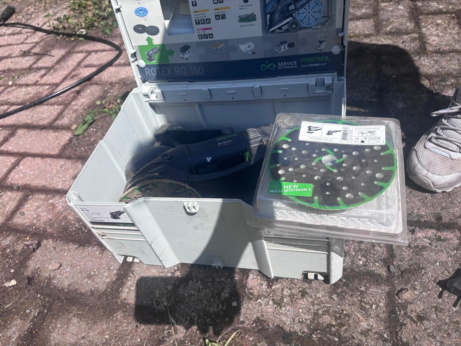 Festool schuurmachine, Ophalen, Gebruikt, Excentrische schuurmachine