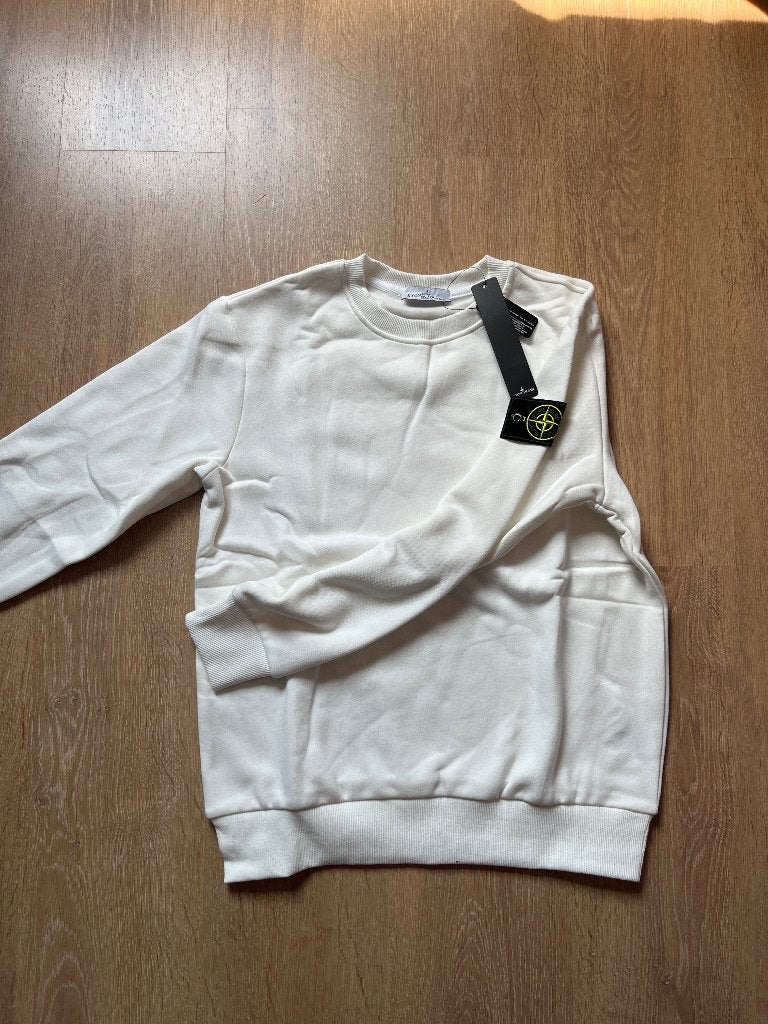 Witte trui in steen, Kleding | Heren, Truien en Vesten, Maat 48/50 (M), Wit, Nieuw, Ophalen of Verzenden
