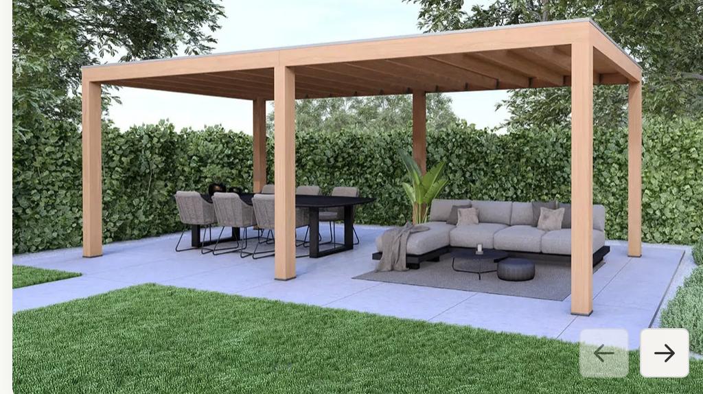 Nieuwe Douglas overkapping 7 meter x 3 meter, Tuin en Terras, Overkappingen, Ophalen, Nieuw, Overige typen