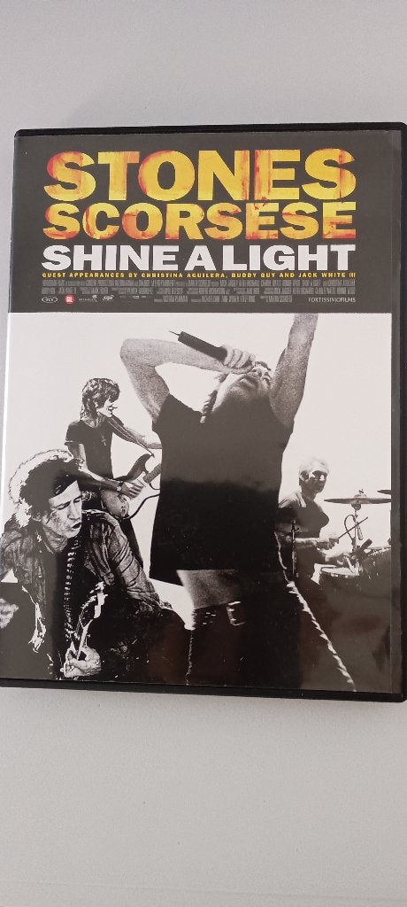 Dvd Rolling Stones Shine a light, Alle leeftijden, Ophalen of Verzenden, Zo goed als nieuw, Concert