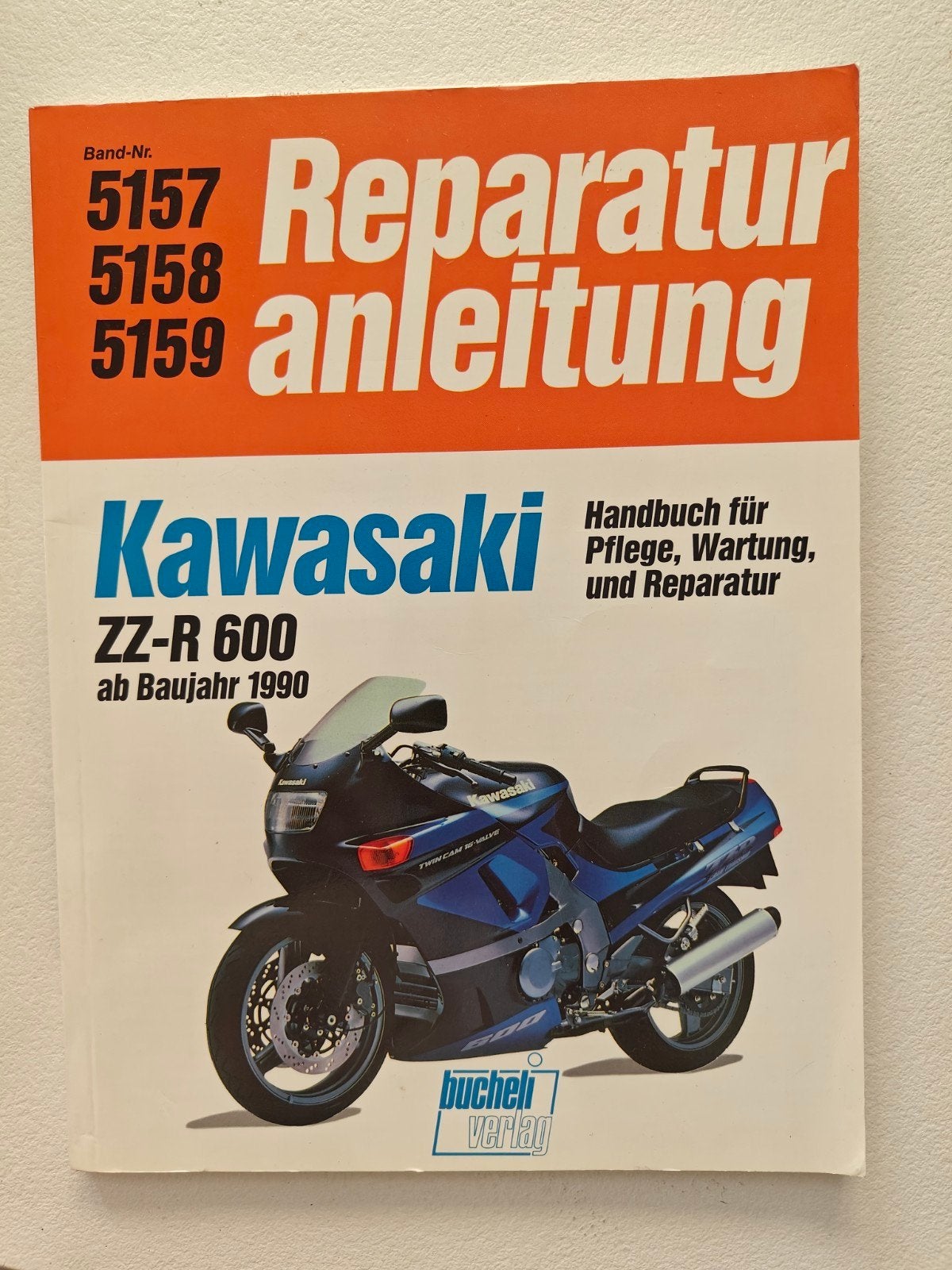 Reparatiehandboek Kawasaki ZZ-R 600 vanaf bouwjaar 1990, Boeken, Motoren, Ophalen